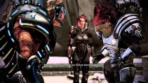 Mass Effect 2 Female Shepard Urdnot Wrex Hd Wallpaper Pxfuel