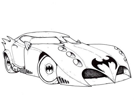 Dibujos De Batmobile Para Colorear Para Colorear Pintar E Imprimir