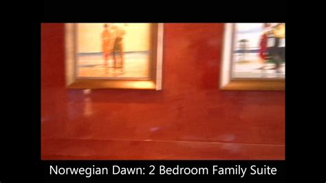 2 bedroom family suite with balcony. Norwegian Dawn: 2 Bedroom Family Suite - YouTube