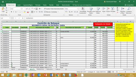 Planilha Controle De Estoque Para Empresas Planilhas Vba