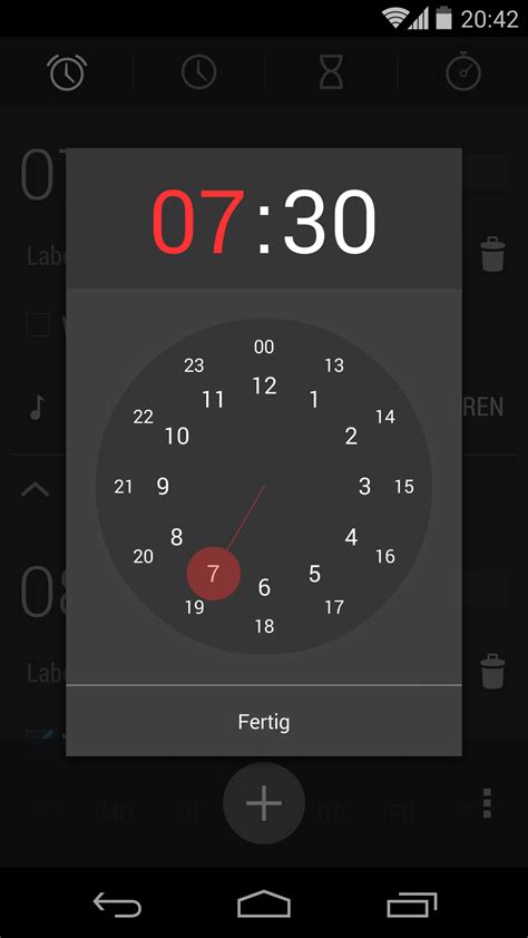 Android Clock App