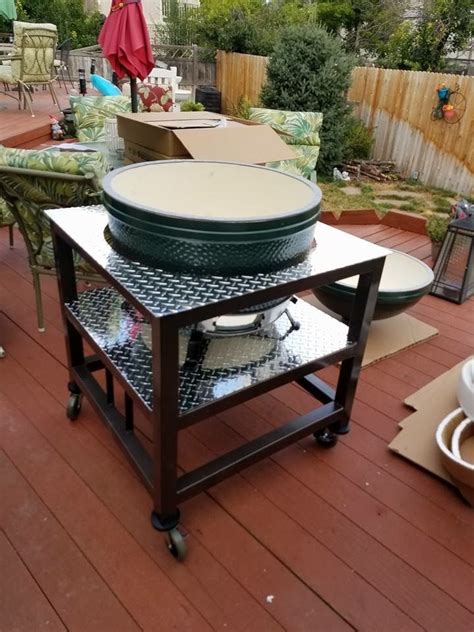 Building A Bge Table For My Large Bge Have A Couple Of Questions Big Green Egg Egghead