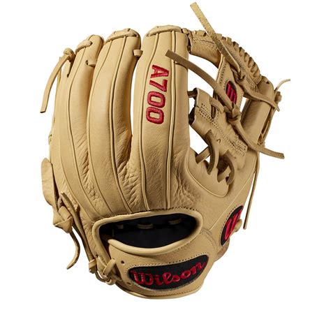 Wilson A700 Baseball Glove Series Right Hand Throw 115 Inch Blonde