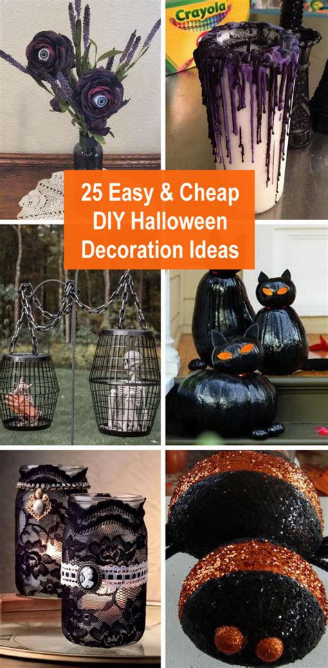 25 Easy And Cheap Diy Halloween Decoration Ideas 2017