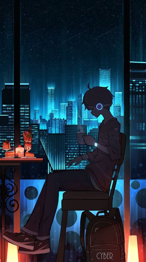 Anime Boy Studying Wallpapers Wallpaper Cave