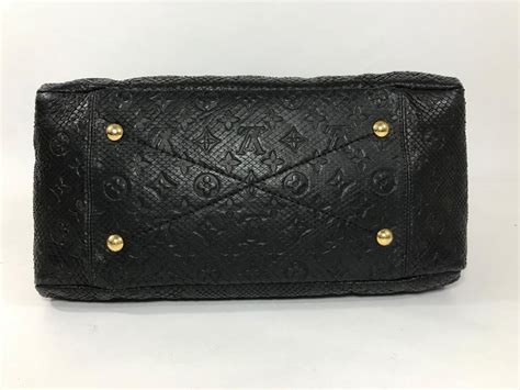 Artsy Python Handbag Louis Vuitton Black In Python | IUCN Water