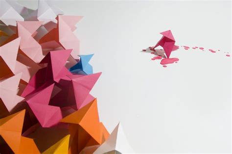 5 Weird And Inspiring Origami Projects Psdfan Origami Sculpture