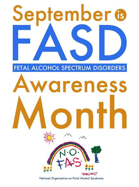 September Is Fetal Alcohol Spectrum Disorders Awareness Month May