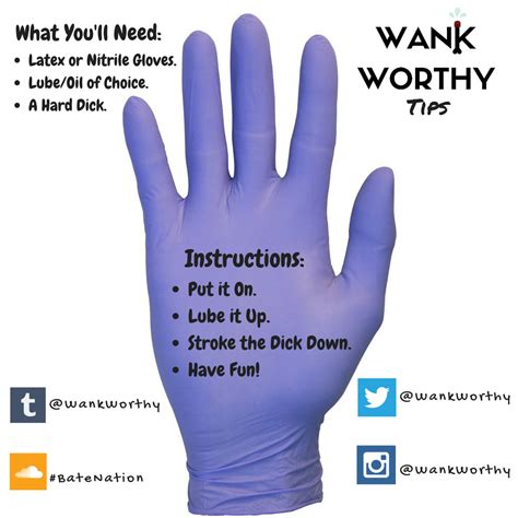 Wankworthy Heres A Wank Worthy Tip“glove Love”try Jacking
