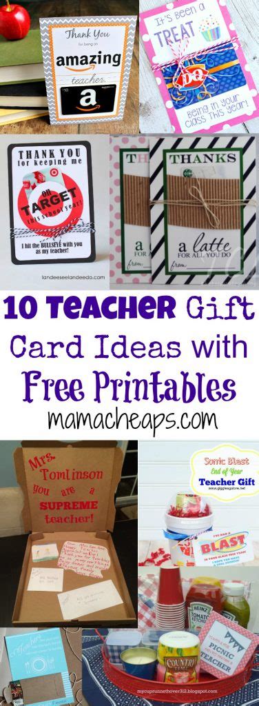 We did not find results for: 10 Teacher Gift Card Ideas with Free Printables | Mama Cheaps