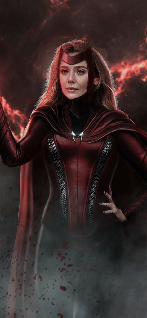 1242x2688 Wanda Vision Scarlet Witch Tv Series 5k Iphone Xs Max Hd 4k