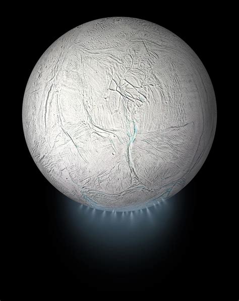 Encased In An Icy Shell The Ocean On Saturns Moon Enceladus Appears To Be Churning