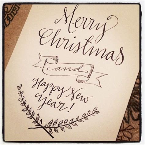 Merry Christmas And Happy New Year 4x6 Print By Paperglaze