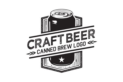 Craft Beer Can Logo Beer Logo Design Beer Can Craft Beer