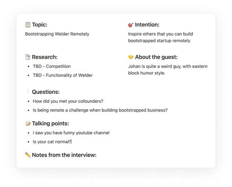 Free Podcast Planning Template Printable Templates