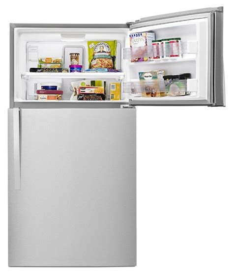 Whirlpool 3275 Inch 2131 Cu Ft Top Mount Refrigerator In Stainles
