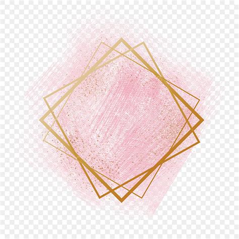 Pink Pastel Watercolor Frame Watercolor Brush Pink Png Transparent