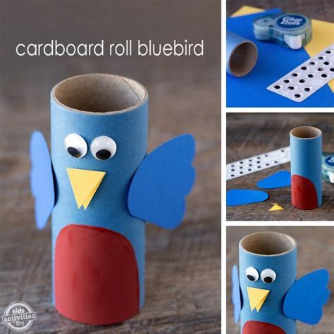 Your Kids Will Love This Super Cute And Easy Blue Bird Craft