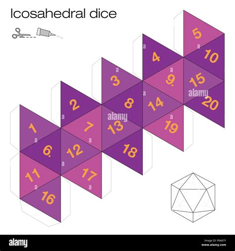 Icosahedron Die Or Dice Hi Res Stock Photography And Images Alamy
