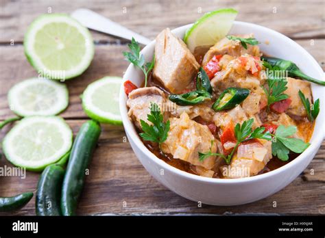 Receta De Pescado Al Curry Con Leche De Coco Fotograf As E Im Genes De