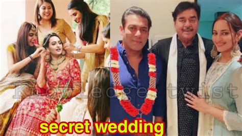 Salman Khan Secretly Marriage To Sonakshi Sinha Shocking Details Salman Sonakshi Wedding
