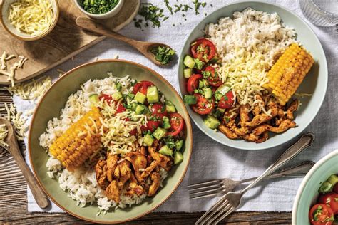 Tex-Mex Chicken & Garlic Rice with Salsa & Corn Recipe ...