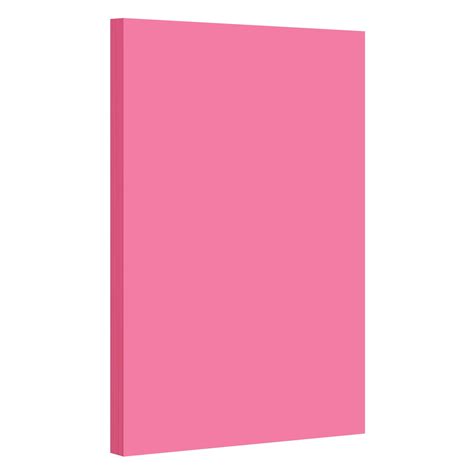 85 X 14 Ultra Fuchsia Hot Pink Color Paper Smooth For School