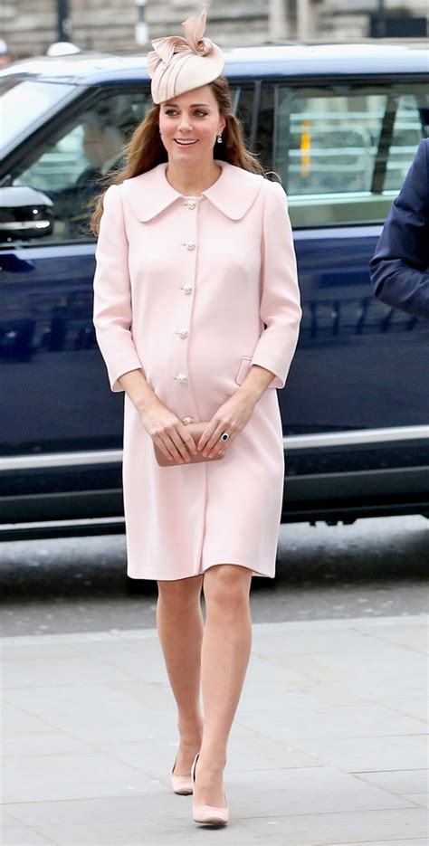 Fit For A Mcqueen From Kate Middletons Many Many Maternity Coats E