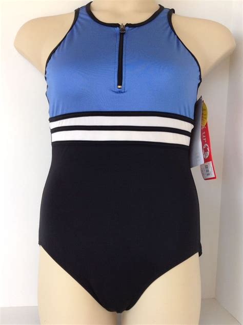 It'll probably take a couple of never in my wildest dreams did i think i would like this style swimsuit. NWT Womens Swimsuit 12 Long Torso One Piece Color Block ...
