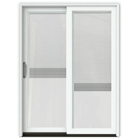 Jeld Wen 60 In X 80 In Blinds Between The Glass White Clad Wood Left