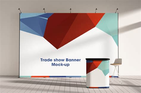 trade show display booth mock  vol product mockups  creative market