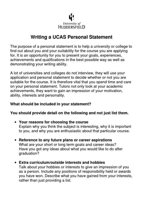 Your personal statement should show us that you are the right person for the course. Personal Statement Of Financial Position Template ...