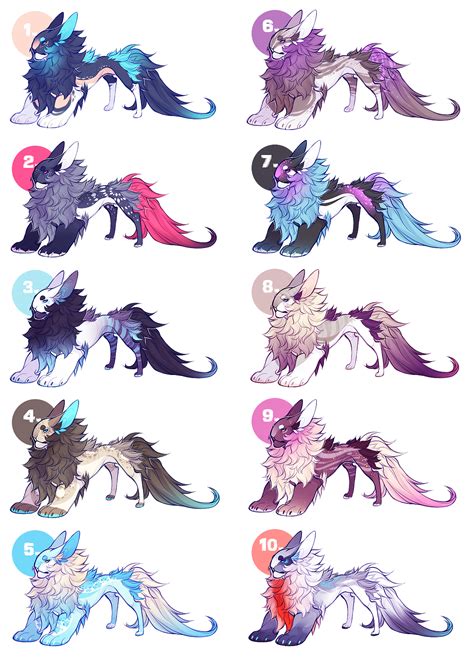 Yevren Dragon Mutation Adoptables #2 by VanillaToxin on DeviantArt
