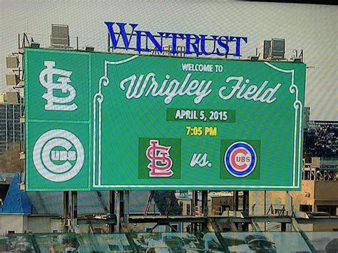 The new JumboTron at Wrigley Field in Chicago, IL | Wrigley field