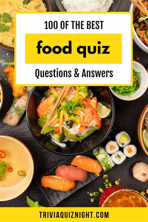 100 Food Quiz Questions And Answers 🍕🍰🍉🍩 Trivia Quiz Night Food