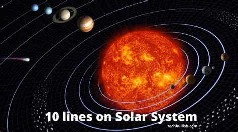 10 Lines On Solar Systemfor Students