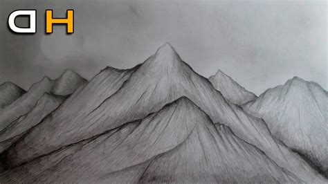 Mountain Scenery Sketch At Explore Collection Of