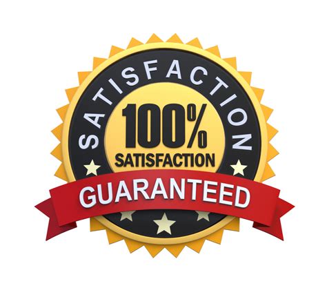 Satisfaction Guaranteed Label With Gold Badge Sign The Chiropractic