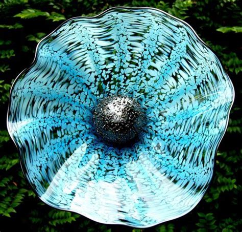 Shop with confidence on ebay! Hand blown glass flower (mini) - Teal (opaque) via Etsy ...