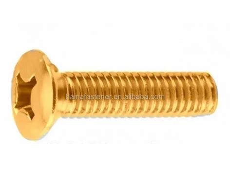 Brass Slotted Raised Countersunk Head Wood Screwslotted Oval Screw