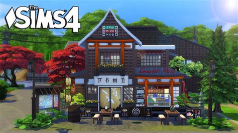Japanese Sushi Japanese House Sims 4 Restaurant Sushi Restaurants