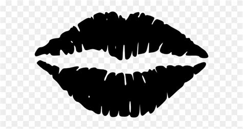 Clipart Lips Black And White Lipstutorial Org