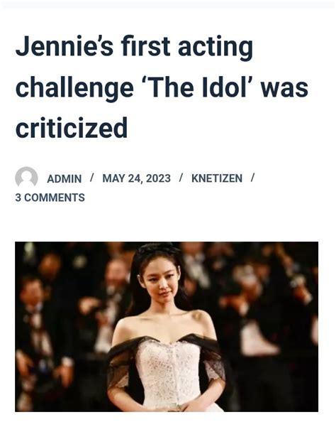 Notpannkpop And Notnetizenbuzz On Twitter Notpannkpop Jennies First Acting Challenge The