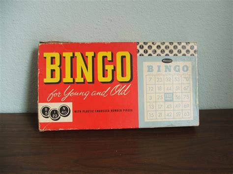 Vintage Bingo Game By Whitman Publishing