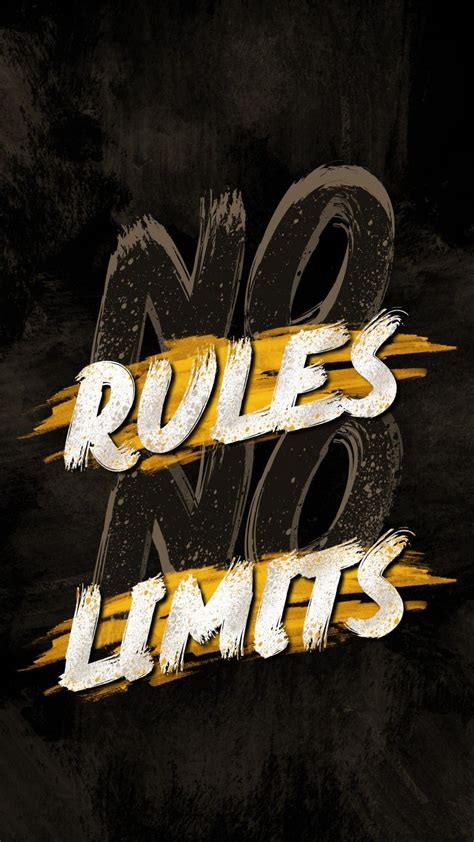 No Rules No Limits By Wallcraft Wallpaper Quotes