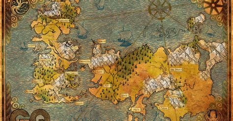 Game Of Thrones Map See The Known World Westeros The Wall And More