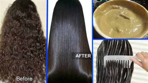 How To Straighten Your Curly Hair Naturally At Home Permanent Hair Straighte Permanent Hair