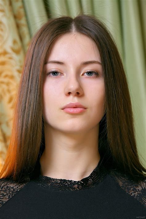 Portrait Women Model Face Nikolas Verano Green Eyes Brunette Long Hair Hd Wallpaper