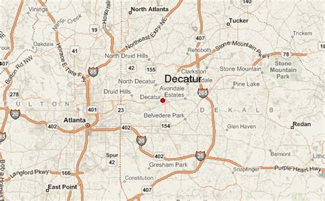 Guía Urbano De Decatur Georgia