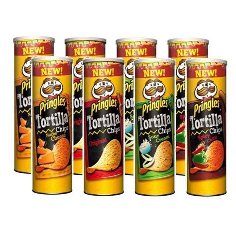 Pringles Tortilla Chips Set 8 X 180g Achat Vente Chips Pringles